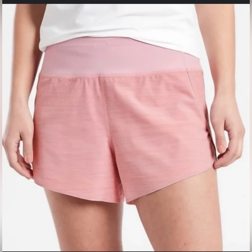 Like New Athleta Run With It Textured 3.5” Shorts